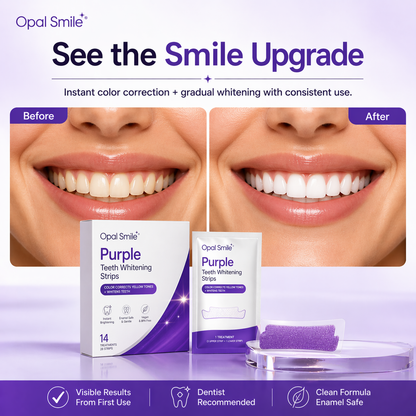 OpalSmile Purple Teeth Whitening Strips