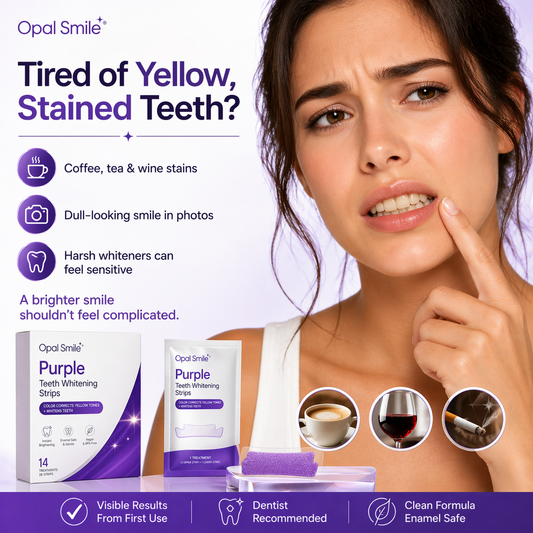 OpalSmile Purple Teeth Whitening Strips