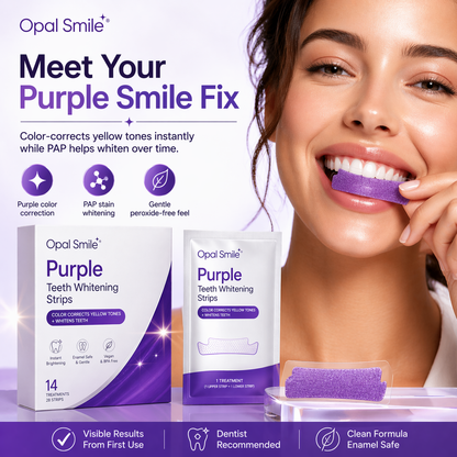 OpalSmile Purple Teeth Whitening Strips